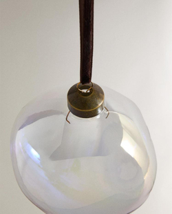 ZARA HOME ЕЛОЧНОЕ УКРАШЕНИЕ «ШАР» АСИММЕТРИЧНОЙ ФОРМЫ, ПРОЗРАЧНЫЙ