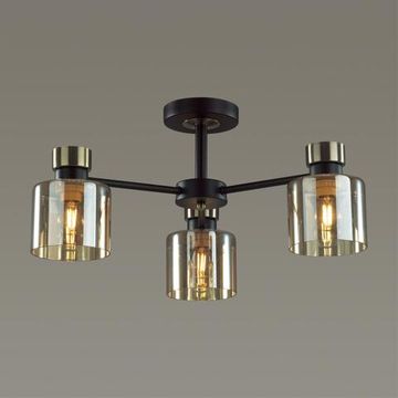 5643/3C COMFI LN23  чёрный, бронза Люстра потолочная E27 3*60W 220V ARLIN