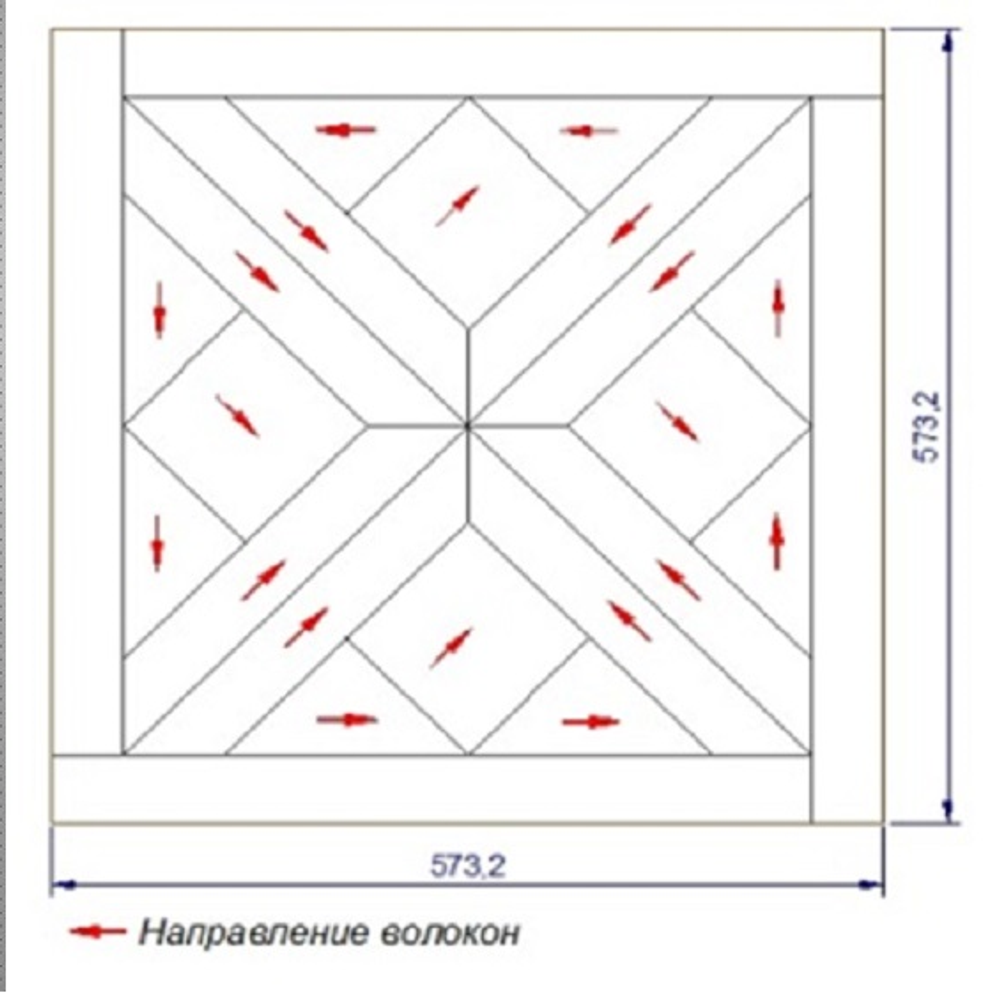 Модульный паркет Lab Arte №5-50 Дуб
