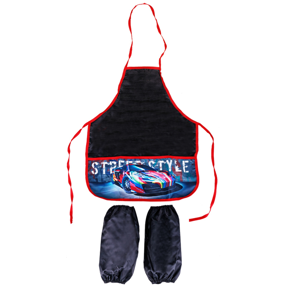 Фартук с нарукавниками ArtSpace "Street style", 39*49см, 2 кармана