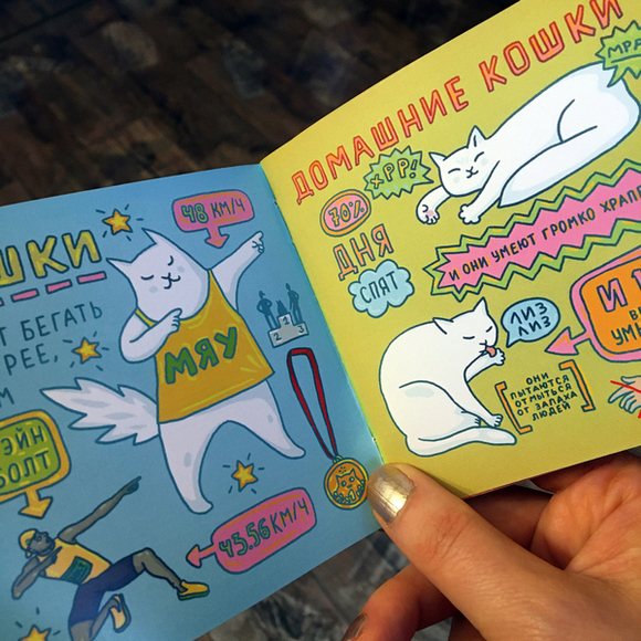 Книжечка-зин "Котофакты"