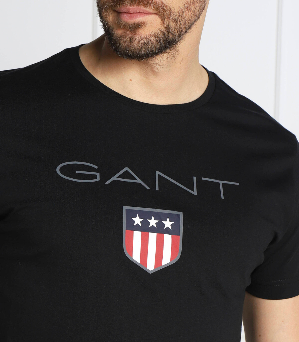 футболка shield ss Gant - черный(2003023)