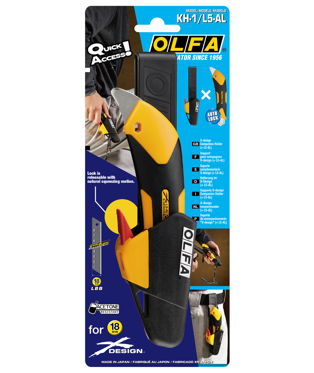 OLFA Cutter Knife holder держатель в комплекте с ножом (OL-KH-1/L5-AL)