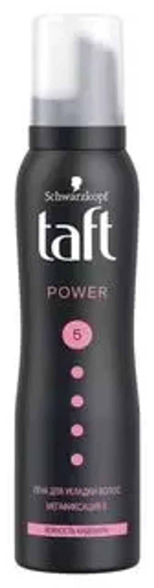 Пена для волос ТАФТ "POWER НЕЖНОСТЬ КАШЕМИРА" мегафиксация Schwarzkopf 150мл