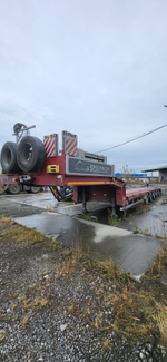 Спецприцеп 9942* Полуприцеп тяжеловоз 5 осей 9942L5 (Раздвижной)
