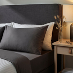 Наволочка IKEA NATTJASMIN (НАТТЭСМИН), Темно-серый, 50х80 см