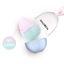 Solomeya Color Changing blending sponge косметический спонж для макияжа меняющий цвет