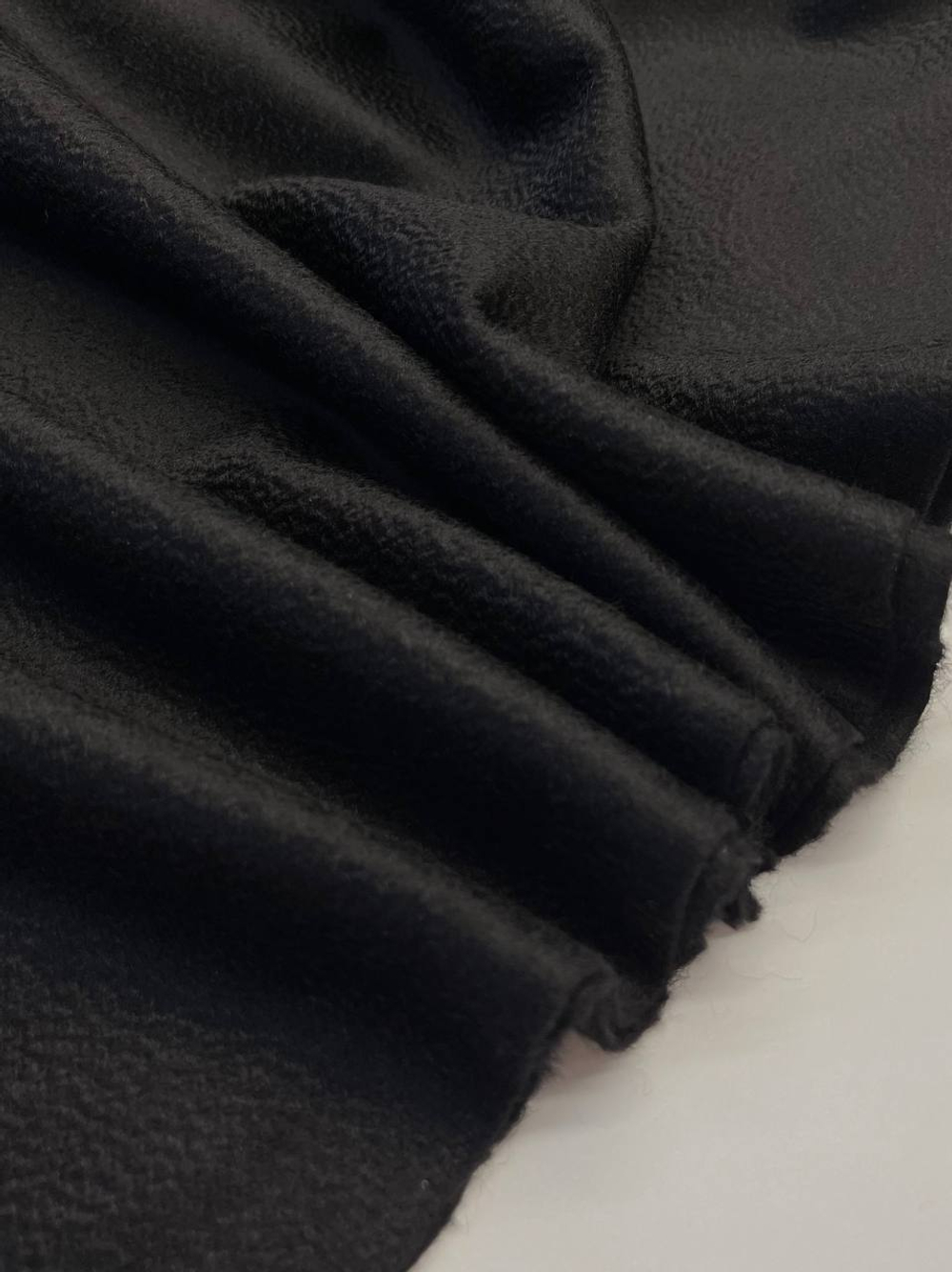 Кашемир zebellinato пальтовый черный