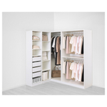 Гардероб PAX IKEA (угловой) 160x188x201 см (белый) 160*188*201 см, Белый   Фиеста