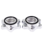 Замки для грифа BB-108, d=26 мм, металлические, хромированный, 2 шт