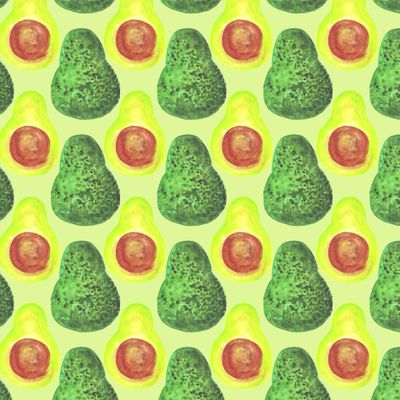 авокадо на заленом