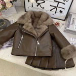 Детская кожанная куртка