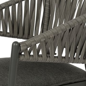 Стул Oscar садовый сталь и веревка 