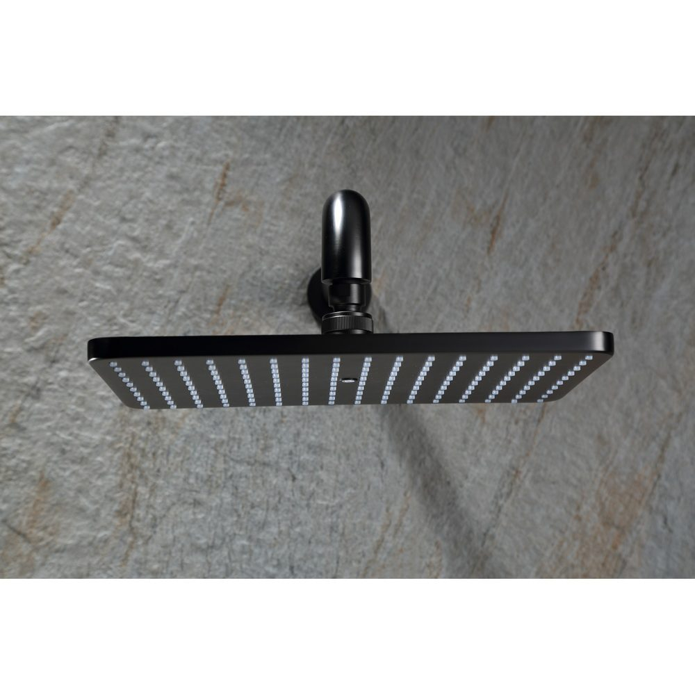 Комплект встраиваемой душевой системы Black&White Universe с термостатом Gun Metal (U7567GM)