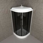 Душевая Кабина Грэй-Блэк 90*90 А