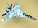 Модель самолета Су-35С (М1:48 ВКС России, RF-81719, 52, Камуфляж голубой)