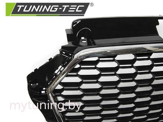 Решетка радиатора SPORT CHROME BLACK для Audi A3 (8V) 17-