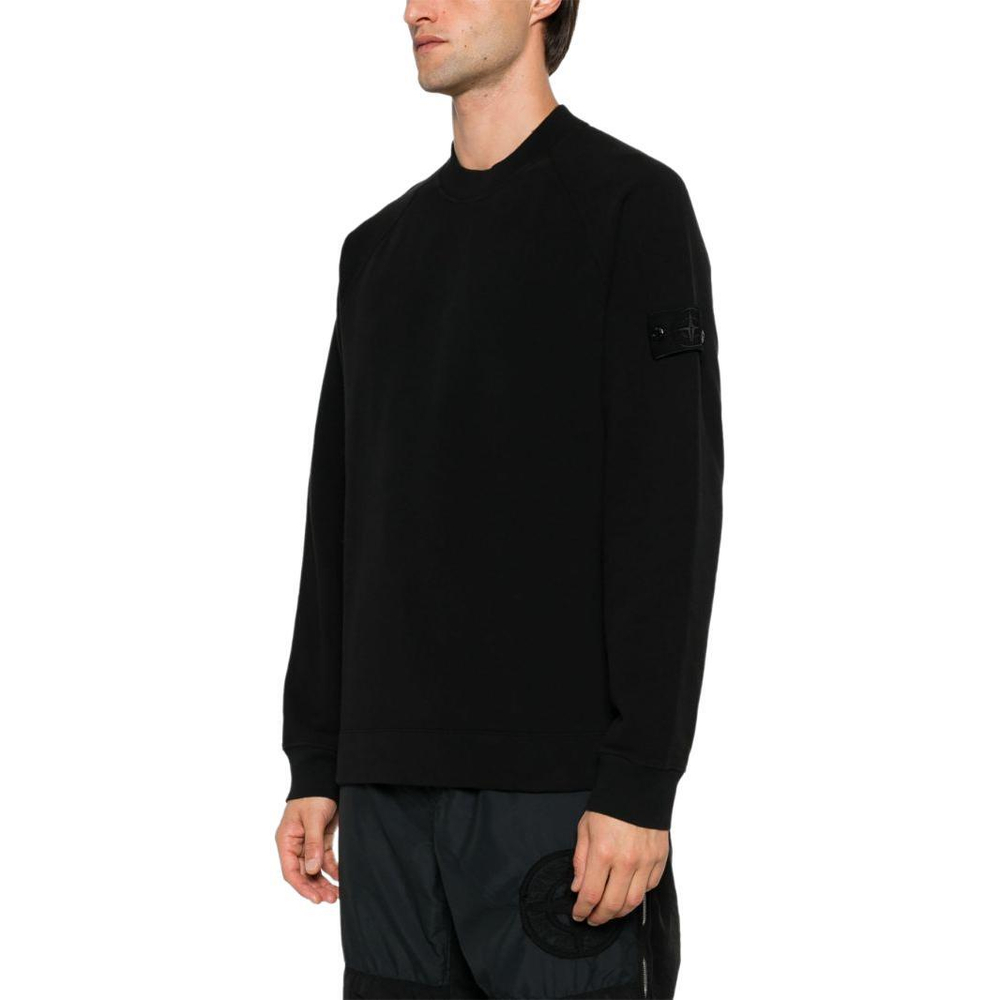 STONE ISLAND Logo Patch Crewneck Sweatshirt