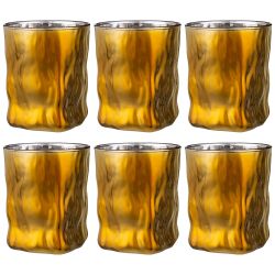 НАБОР СТАКАНОВ ИЗ 6 ШТ "ЧЕРНОЕ ЗОЛОТО" 300 МЛ