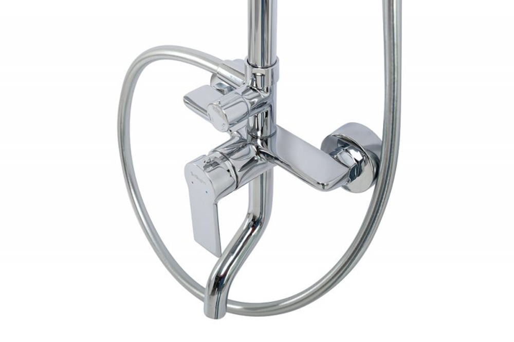 Душевая стойка BelBagno Aurora AURORA-VSCM-CRM 3 режима, хром