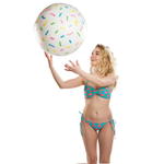 Мяч надувной donut hole, 46 см