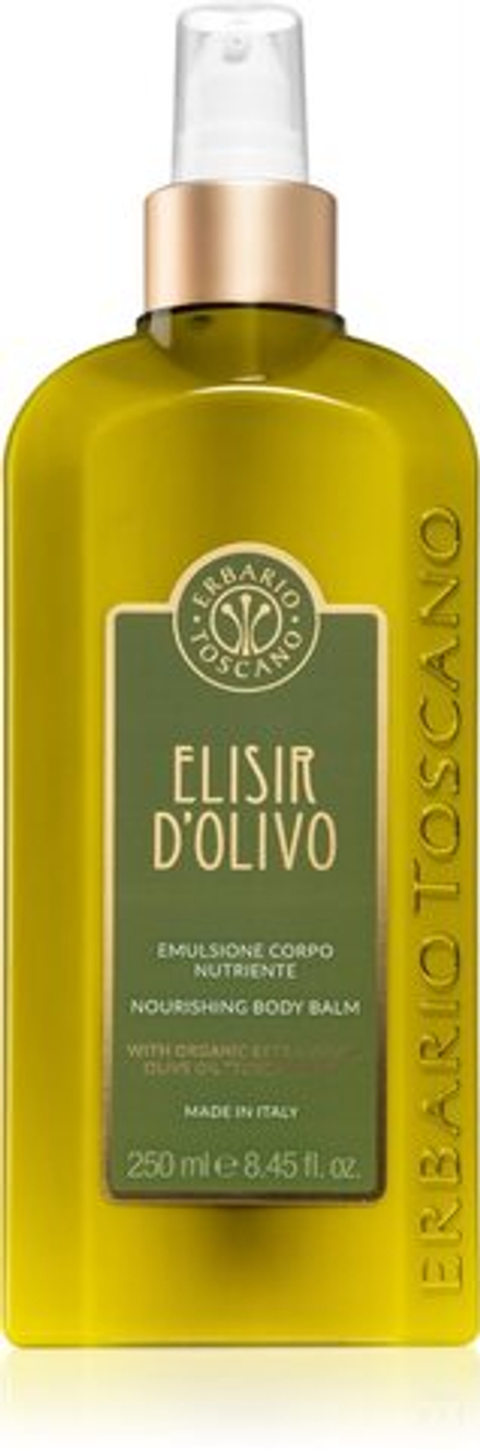 Erbario Toscano Elisir D'Olivo - увлажняющий лосьон для тела с оливковым маслом /   250  ml  / GTIN 8027291334210