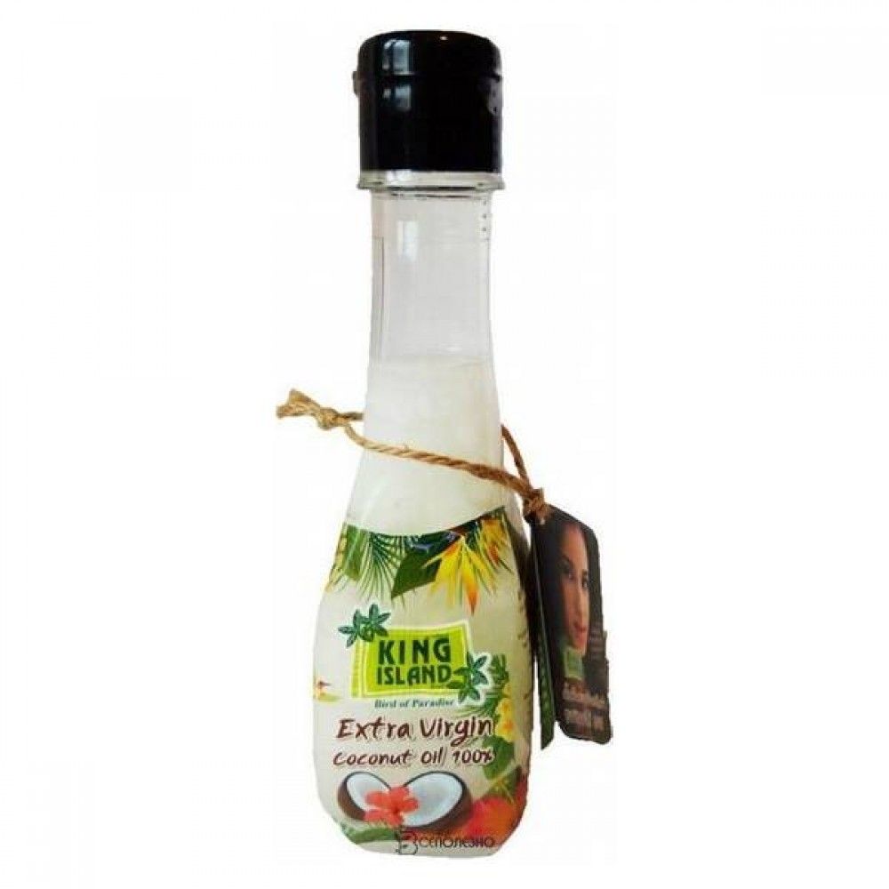 King Island Масло кокосовое, пластиковая бутылка, 200 мл