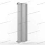 Радиатор WARMMET водяной настенный вертикальный Flat 60V (W) СЕРЫЙ RAL7040
