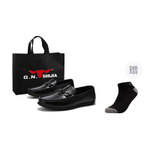 G.N.SHIJIA Cow Split Leather Gommino Loafers Men"s