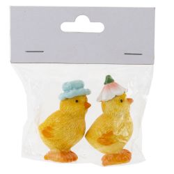 GAEM Набор из 2-х фигурок декоративных "Цыпленок" (3*3,5*6), L10 W3 H12 см