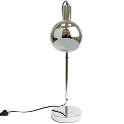 UML-B702 E14 SILVER Светильник настольный. 60W. Цоколь Е14. Механический выключатель. Серебристый. ТМ Uniel