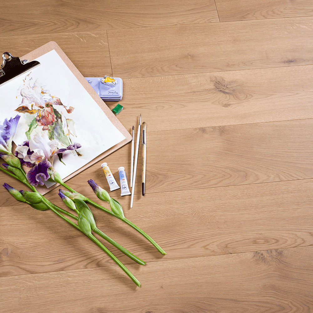 Инженерный паркет Coswick Дуб Сиена Натуральная (Raw Sienna) Шелковое масло ультраматовое