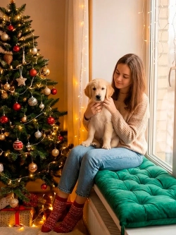 Подушка на скамью, подоконник, обувницу 80х40 см