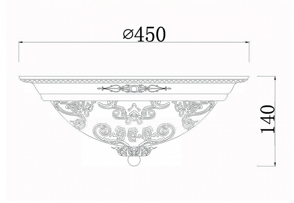 Накладной светильник Maytoni C907-CL-03-W