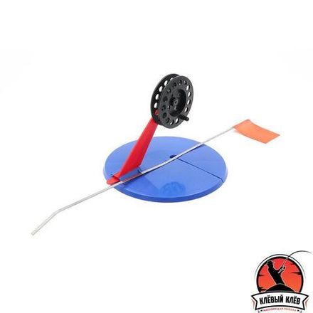 Жерлица с угловой пласт. стойкой d-195 мм, катушка 75 мм, ПП пластик