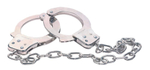 Наручники NMC CHROME HANDCUFFS с длинной цепочкой 48 см