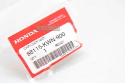 88115-KWN-900. CAP, LOCK NUT. OEM. Honda CRF250L-M-Rally, Forza300, PCX125-150, SH150i