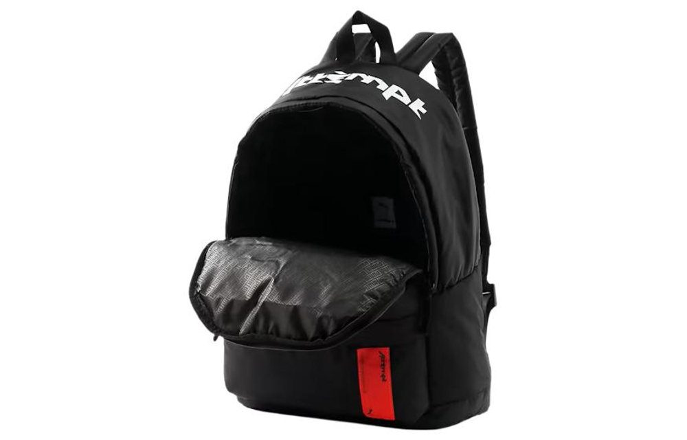 PUMA ATTEMPT BACKPACK Collaboration Zip Closure Fabric Backpack Regular Unisex Black