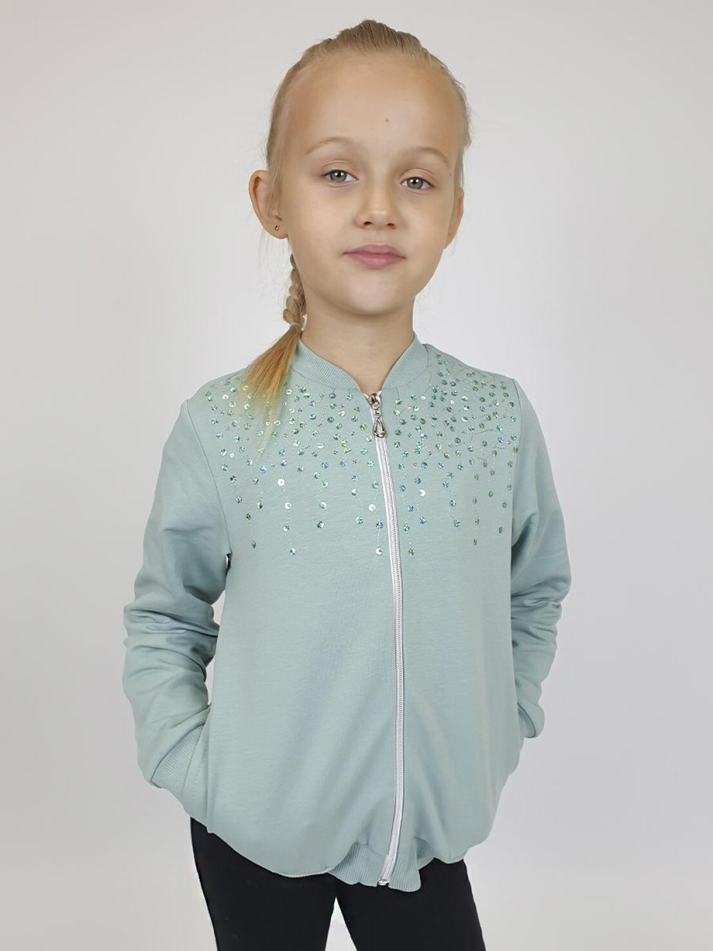 14-24-3 Джемпер(бомбер) для девочки Luneva