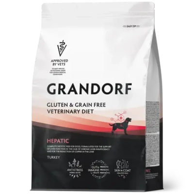 Grandorf HEPATIC, Gluten & Grain Free, Veterinary Diet (Turkey)
