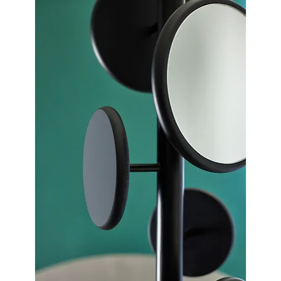 Вешалка напольная с полкой lingon, черная