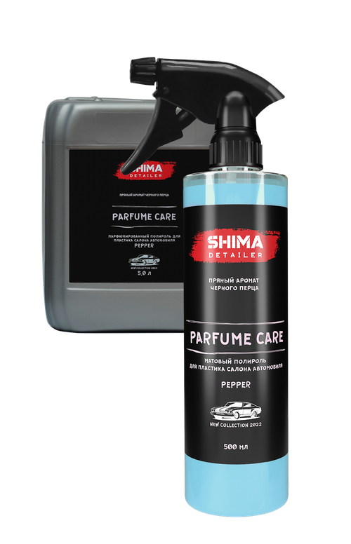 SHIMA DETAILER "PARFUME CARE" PEPPER  500 мл (Парфюмированный полироль для пластика салона автомобиля)(матовый эффект)