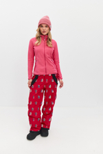 Брюки горнолыжные утепленные (маджента\пурпурные)