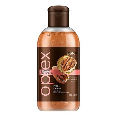 Batel. Гель-скраб для душа отшелушивающий "Орех"