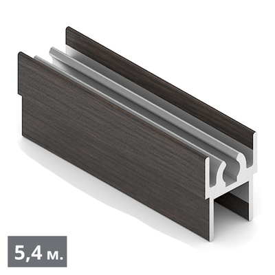 СТАНДАРТ Рамка верхняя двери (5,40 м) венге темный (ПВХ) (AS0004) Aristo (Под Заказ)