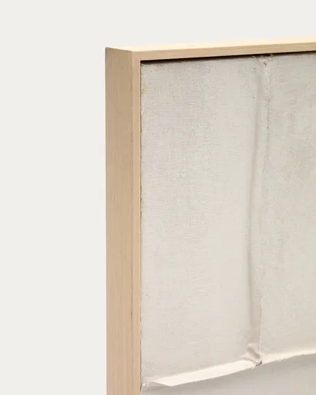 Большая картина Klis, 200х120 см, белый лен