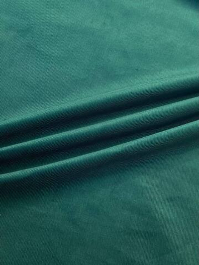 Микровельвет хлопок с эластаном темно-изумрудгый