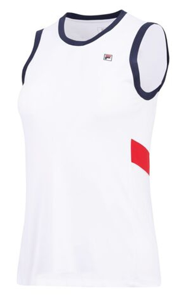 Женский топ теннисный Fila Lisy Tennis Tank - белый
