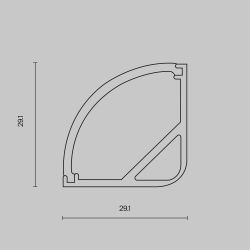 Профиль Maytoni   ALM-3030B-S-2M