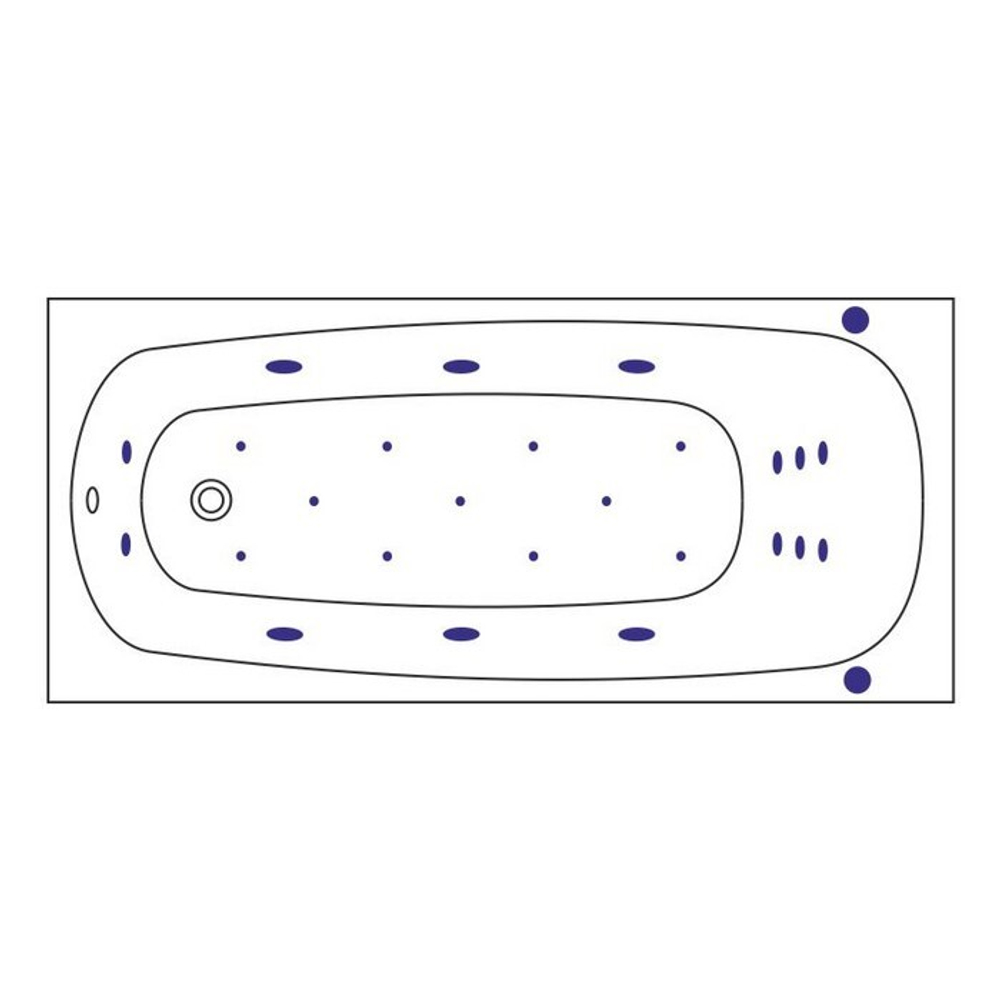 Акриловая ванна Excellent Layla Ultra 180x80 WAEX.LAY18.ULTRA